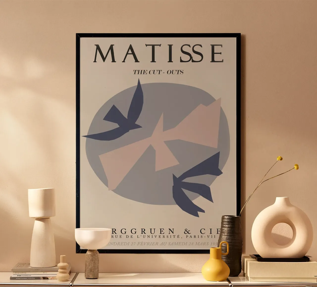 Berggruen And Cie - Henri Matisse poster con telaio in alluminio da Perdana shop