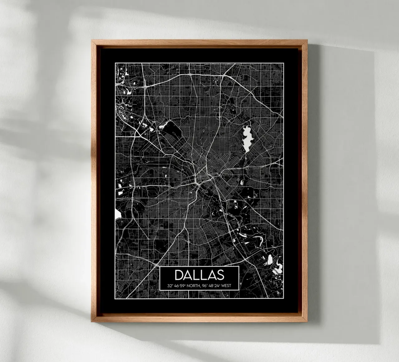 Dallas graphics canvas with Floater frame by Frame the World