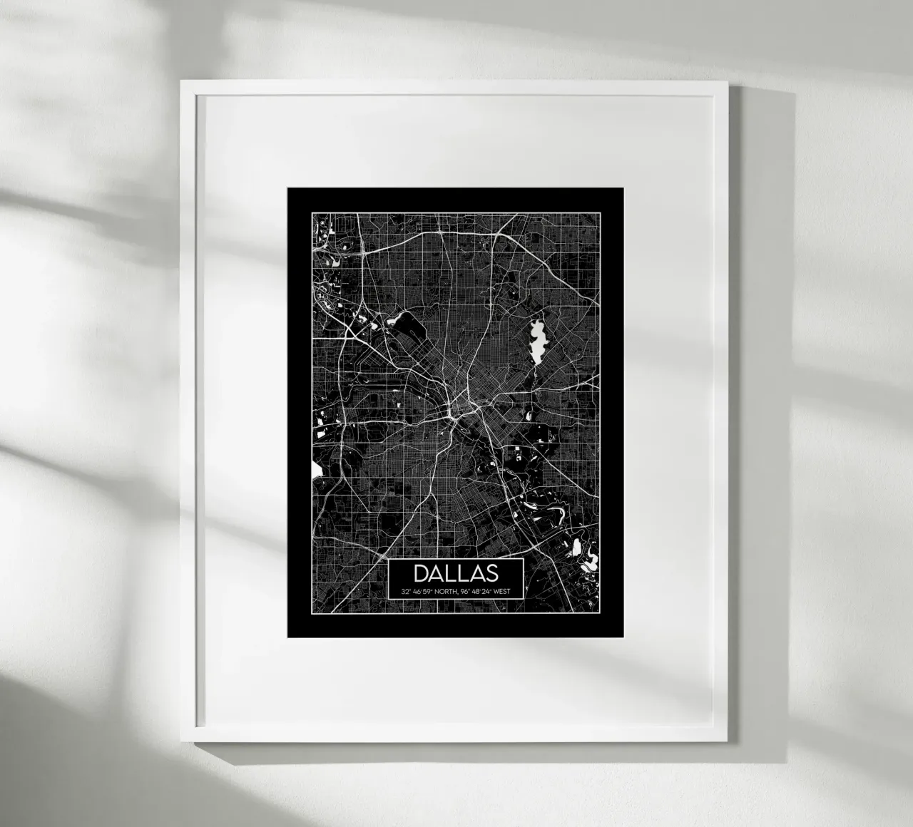 Grafica di Dallas poster da Frame the World