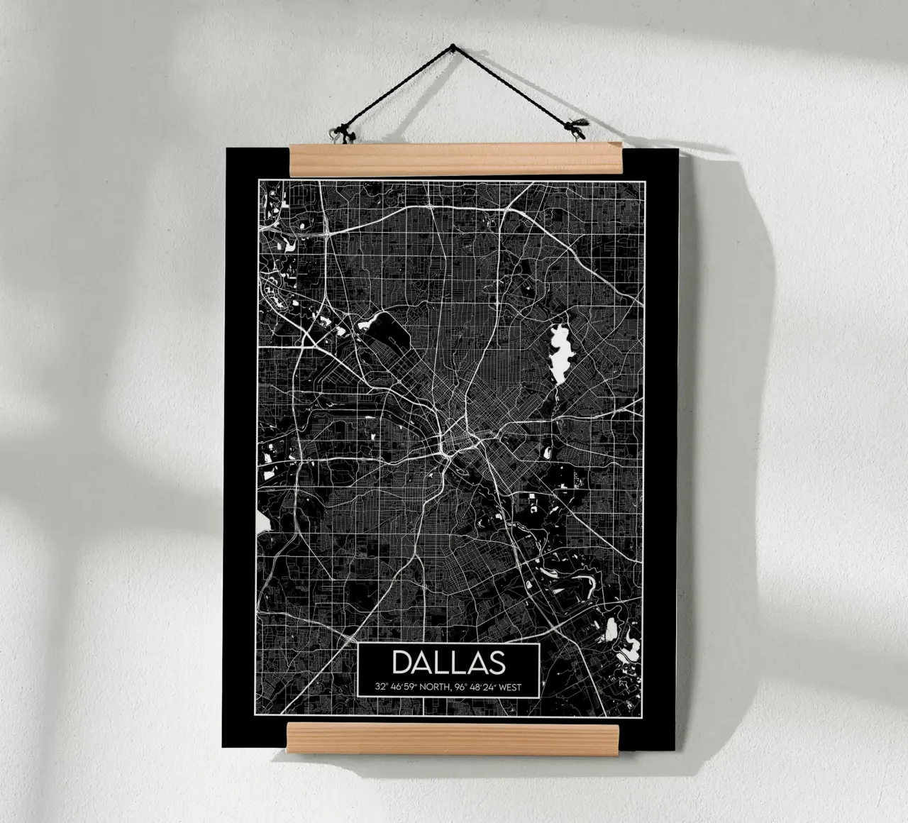 Grafica di Dallas poster da Frame the World