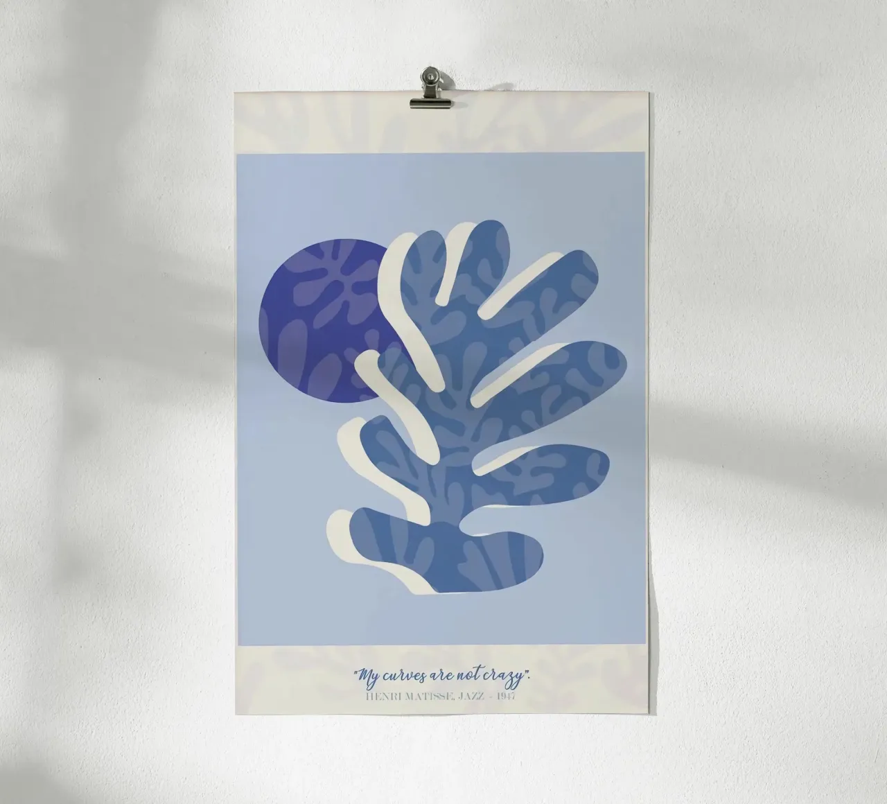 Henri Matisse - Jazz 1947 poster con telaio in legno da Perdana shop