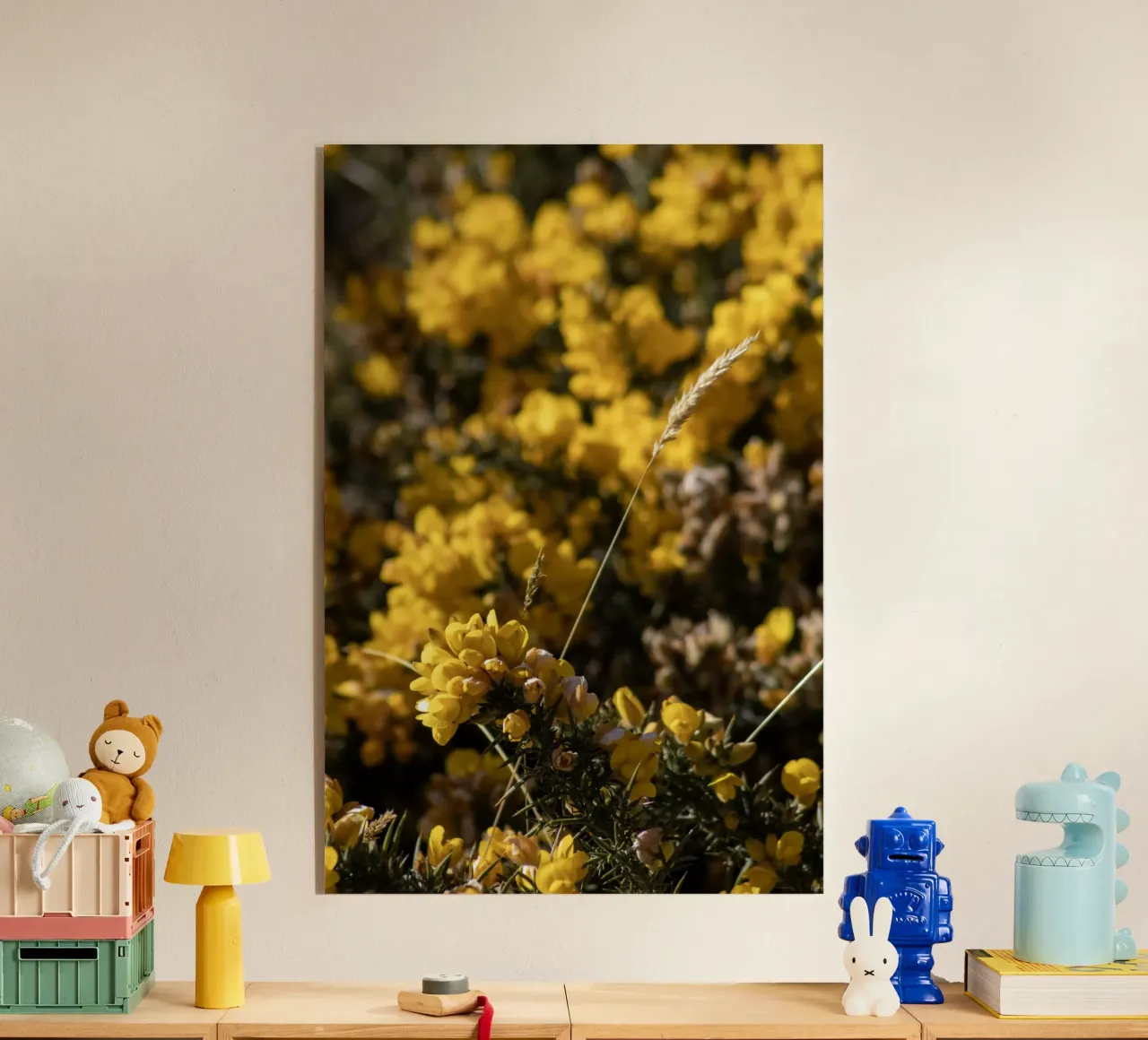 Fiori gialli plexiglass da Léa Lefebvre Photography