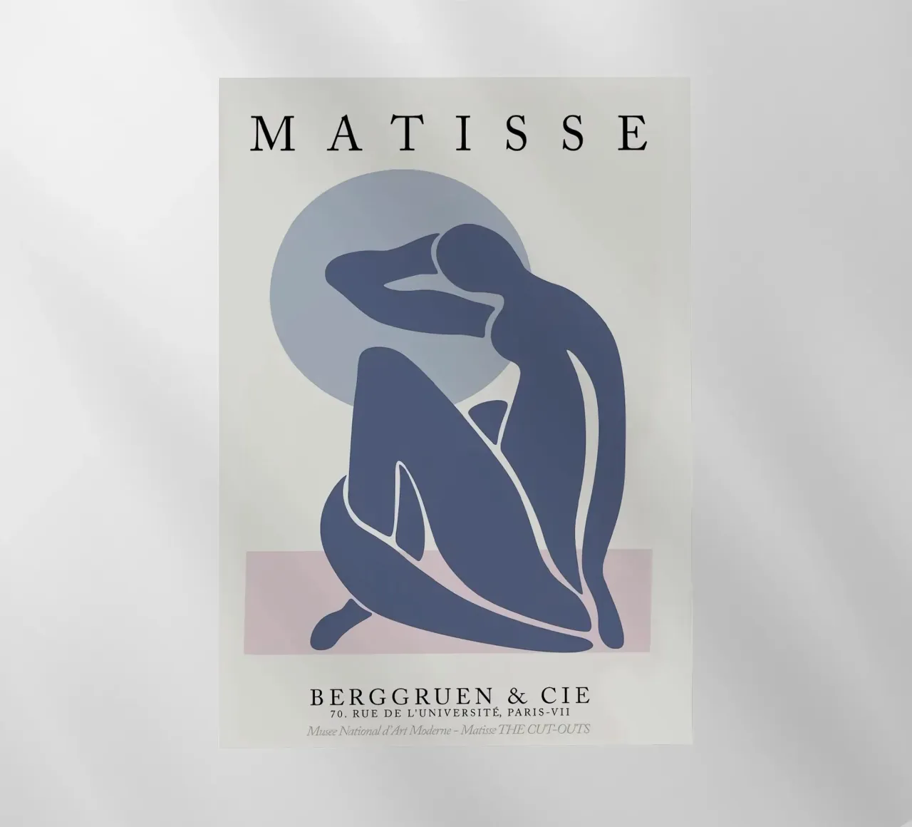 Henri Matisse Tentoonstelling Blauw backlit folie van Perdana shop