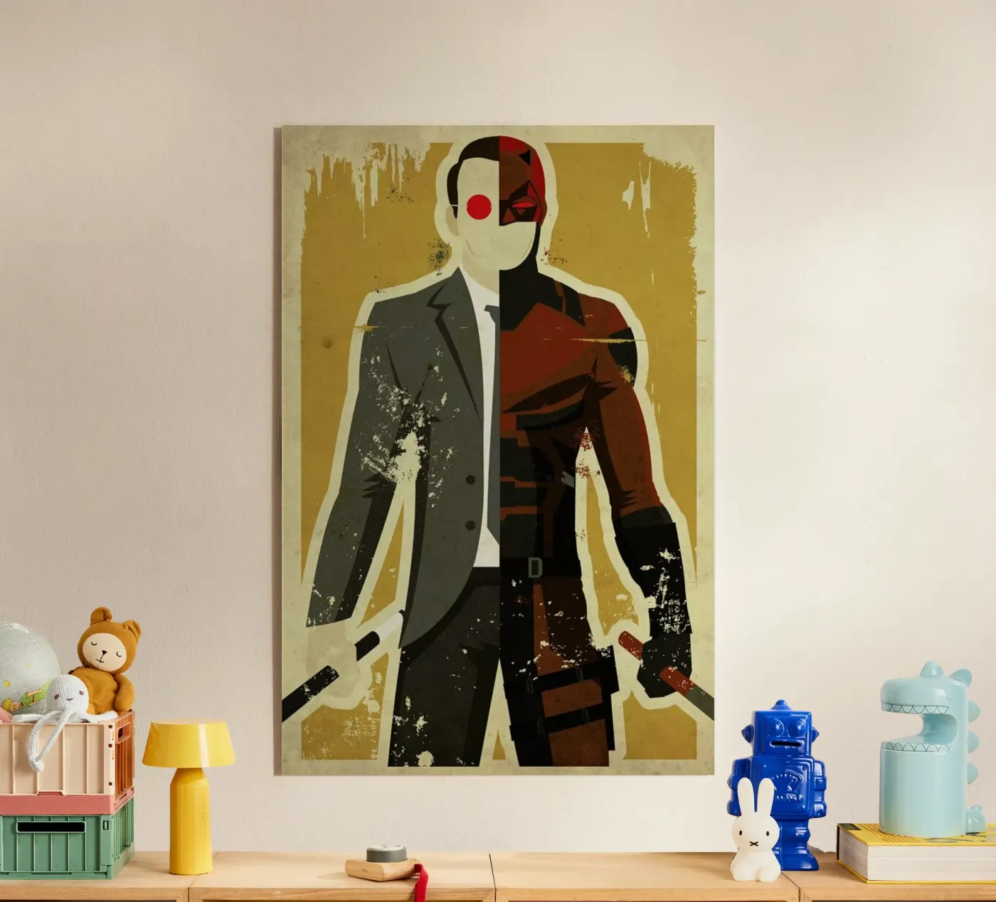 Daredevil acryl van Danny Haas