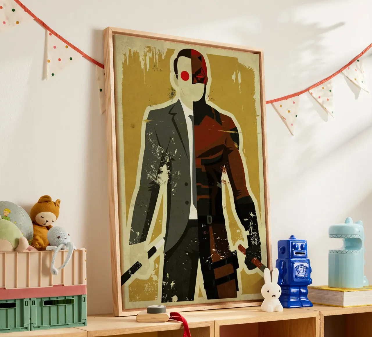 Daredevil tela con Cornice a cassetta da Danny Haas