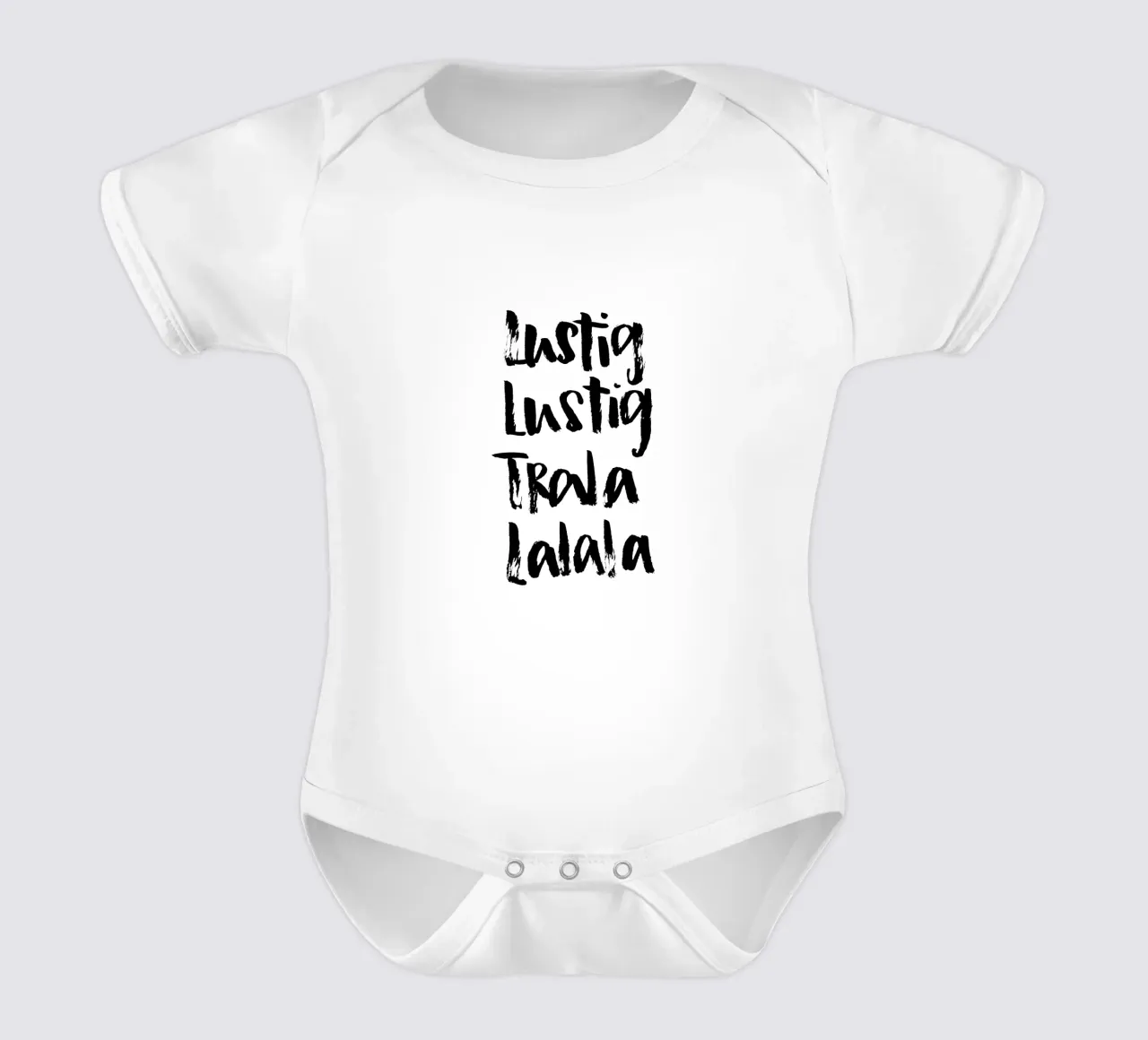Tralalala body neonato maniche corte da Brushmeetspaper