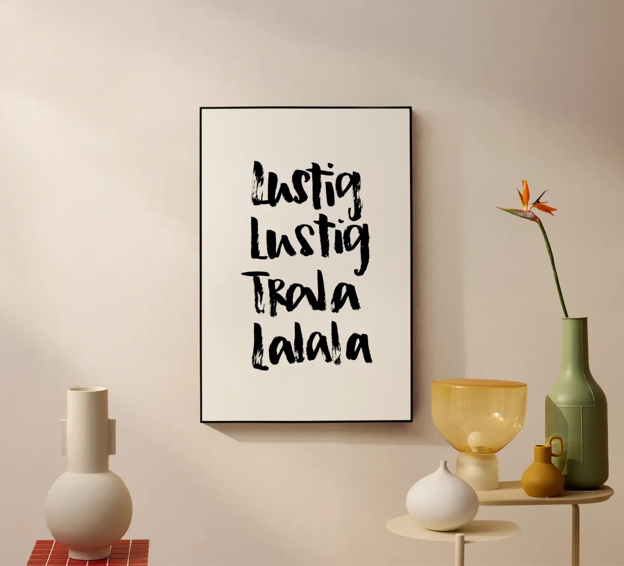 Tralalala plexiglass da Brushmeetspaper