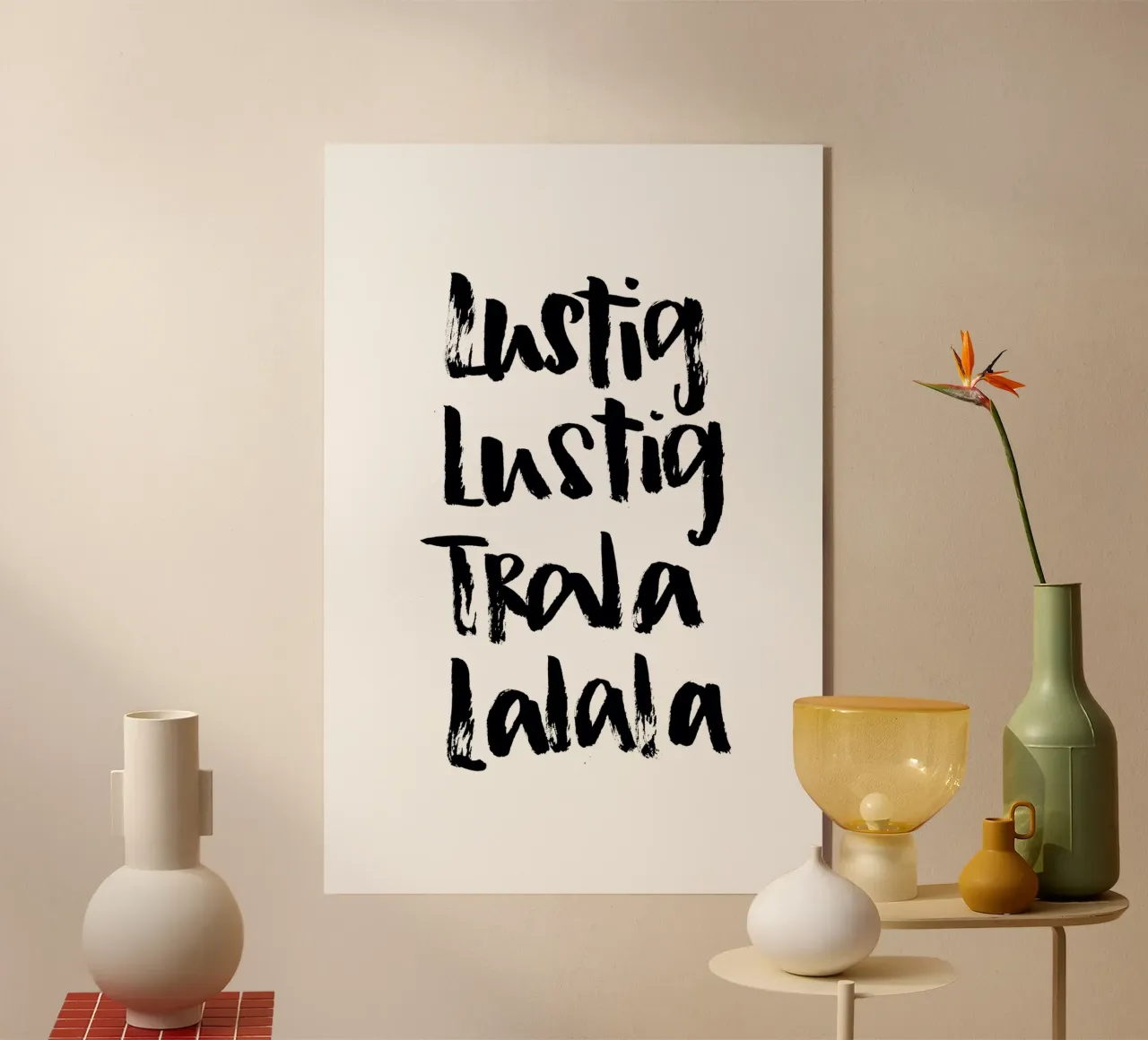 Tralalala plexiglass da Brushmeetspaper