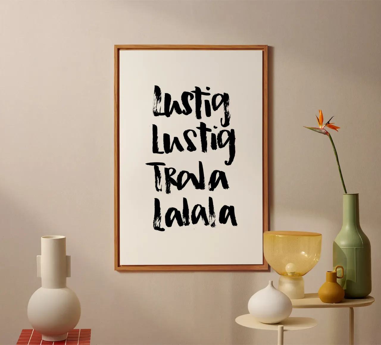 Tralalala alluminio dibond da Brushmeetspaper