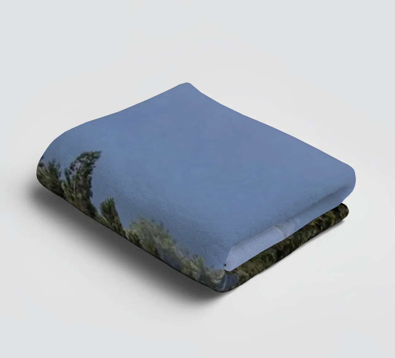 Mountain and forest view towel by Léa Lefebvre Photography