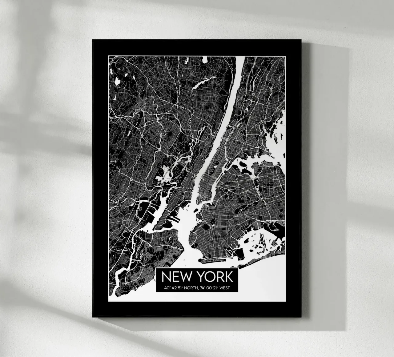 New York in contrasto plexiglass da Frame the World