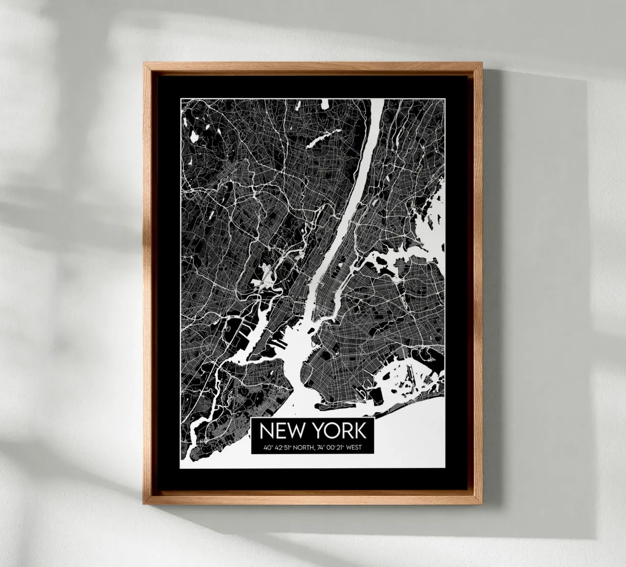 New York in contrasto tela da Frame the World