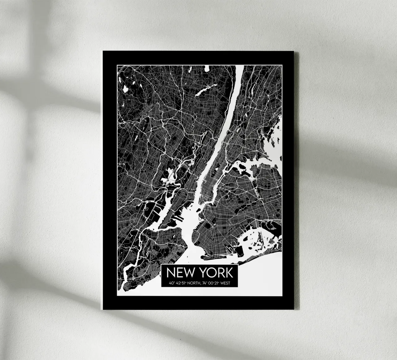 New York in contrasto tela da Frame the World