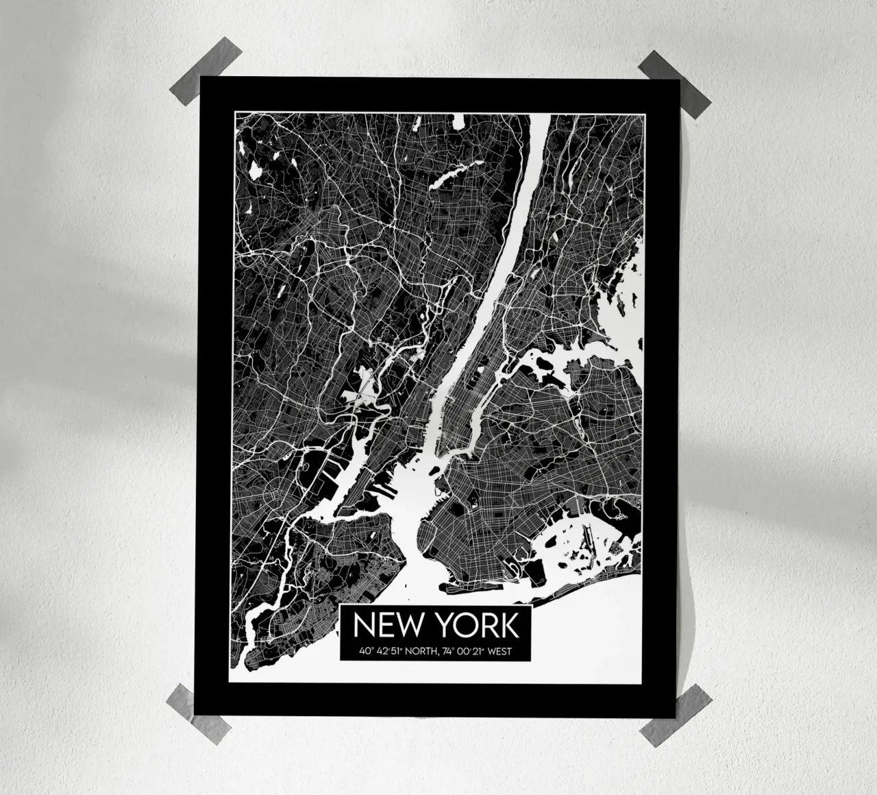 New York in contrasto carta hahnemühle da Frame the World