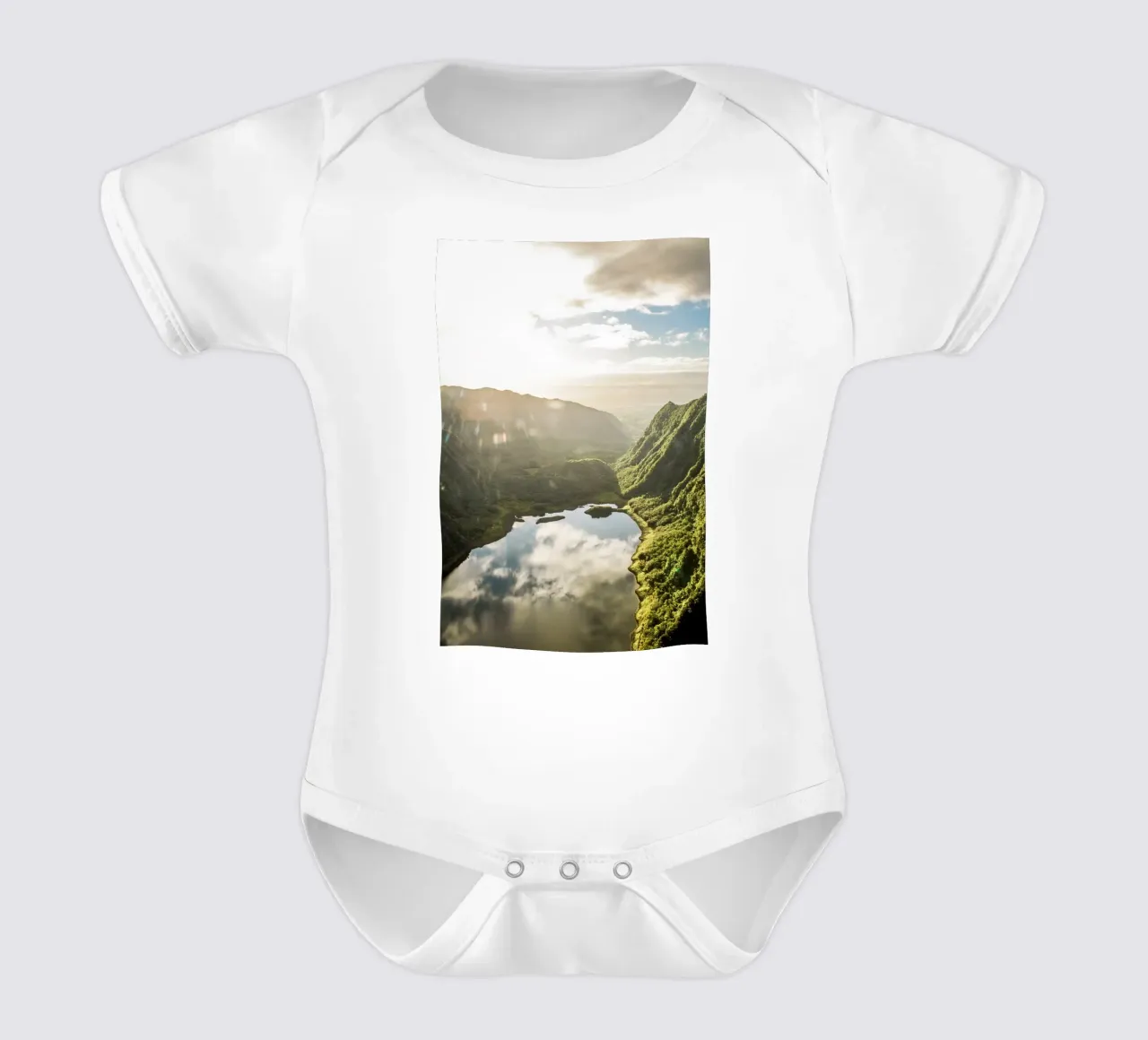 Vue sur le lac body bébé de Léa Lefebvre Photography
