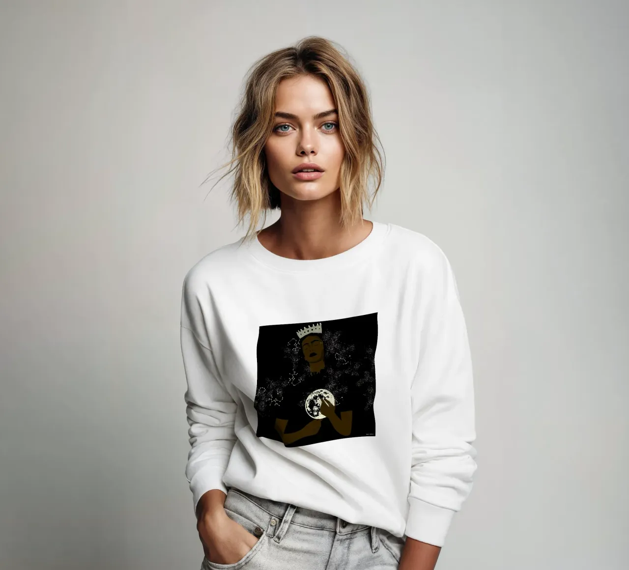 The Moon Queen felpa da Céleste Wallaert