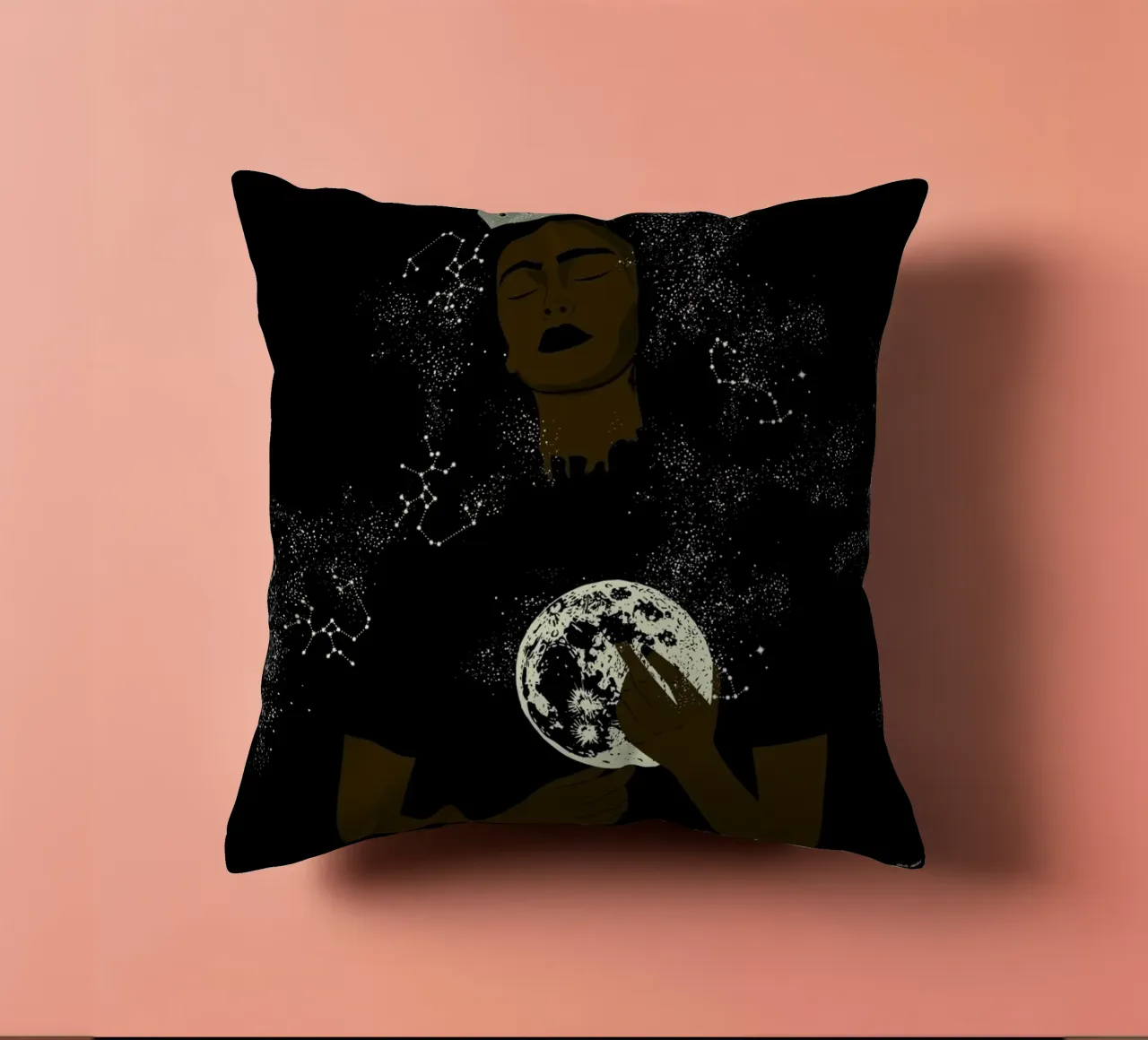 The Moon Queen cuscino da Céleste Wallaert