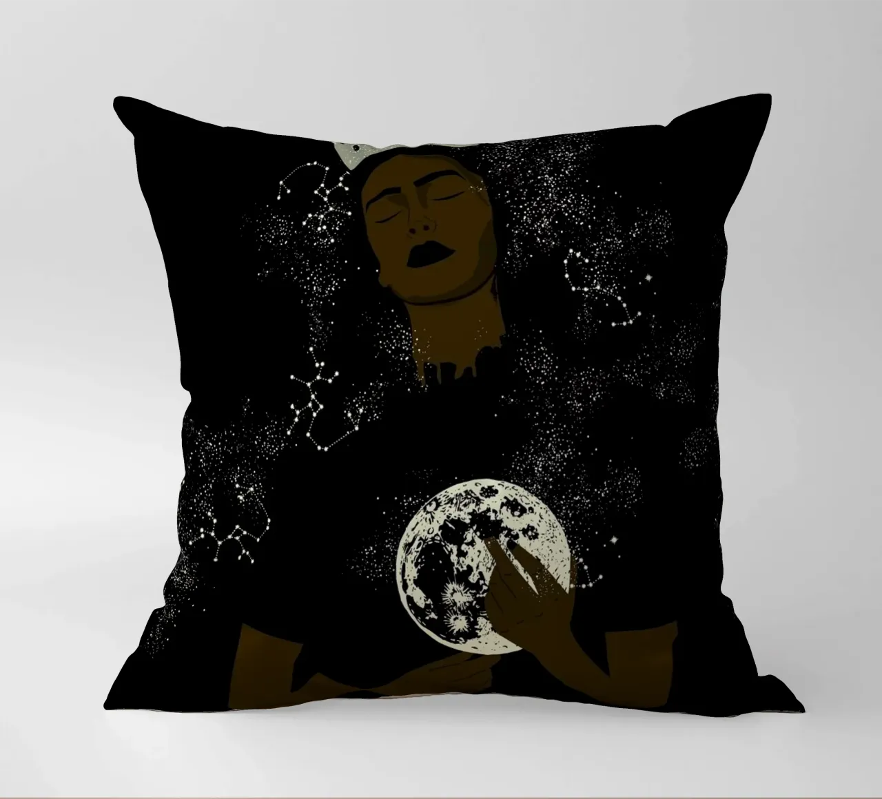 The Moon Queen cuscino da Céleste Wallaert