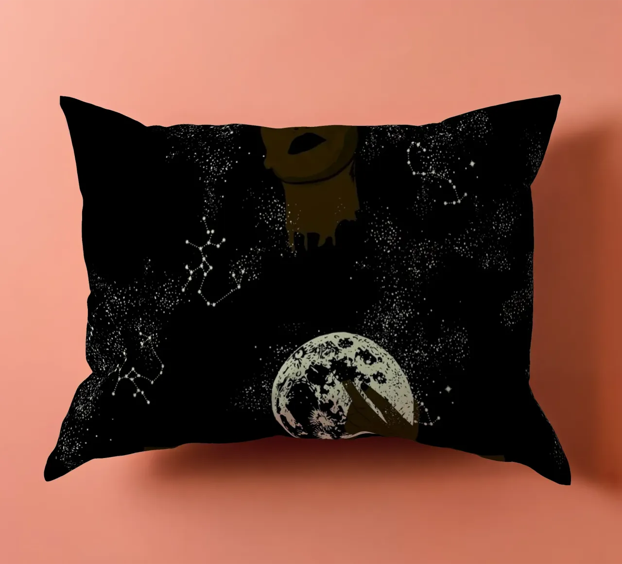 The Moon Queen cuscino da Céleste Wallaert