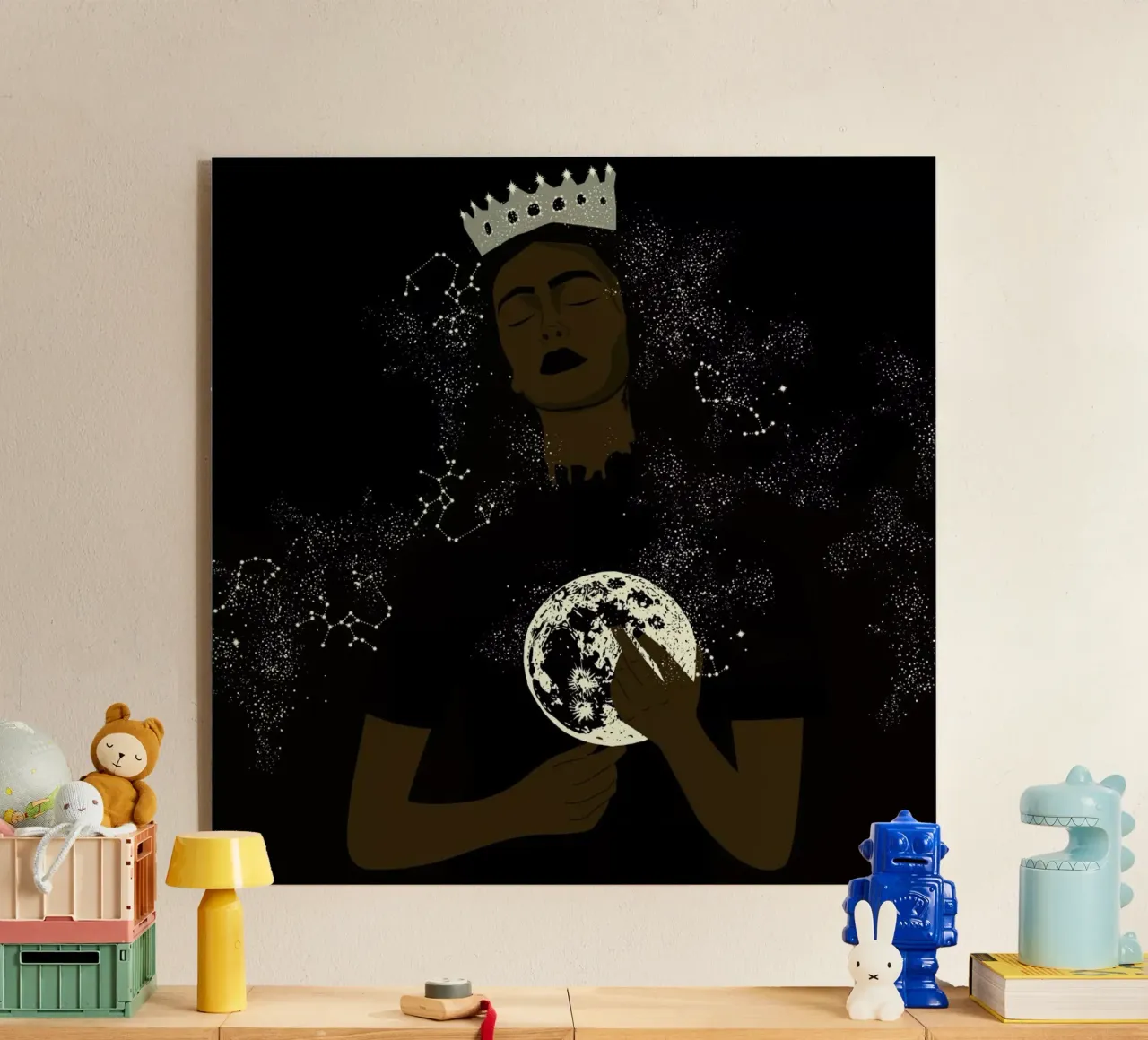 The Moon Queen plexiglass da Céleste Wallaert