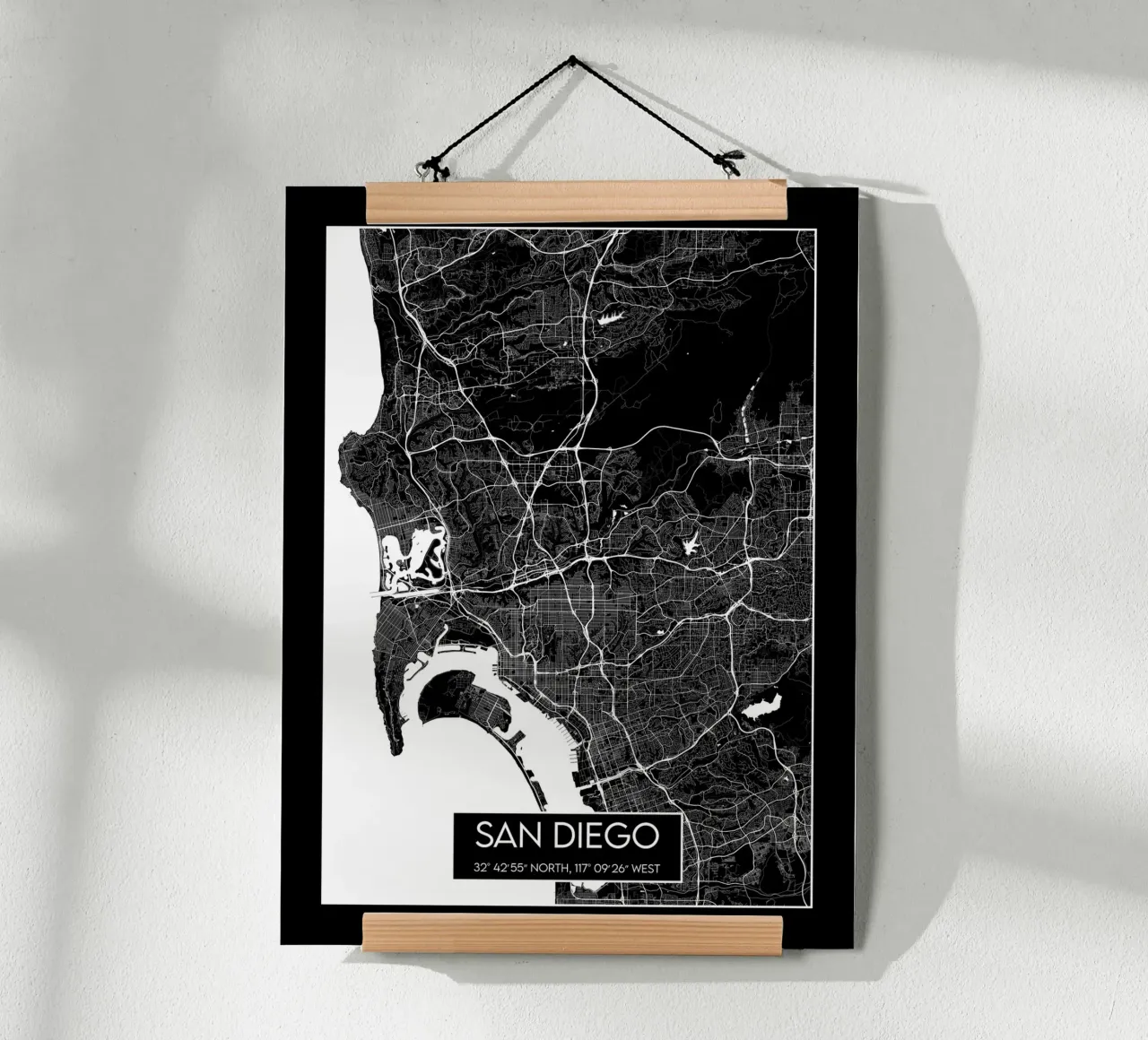 San Diego contrastata poster da Frame the World
