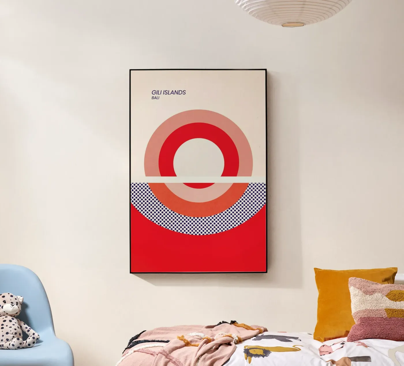 Gili Islands plexiglass da The Cartography Collection