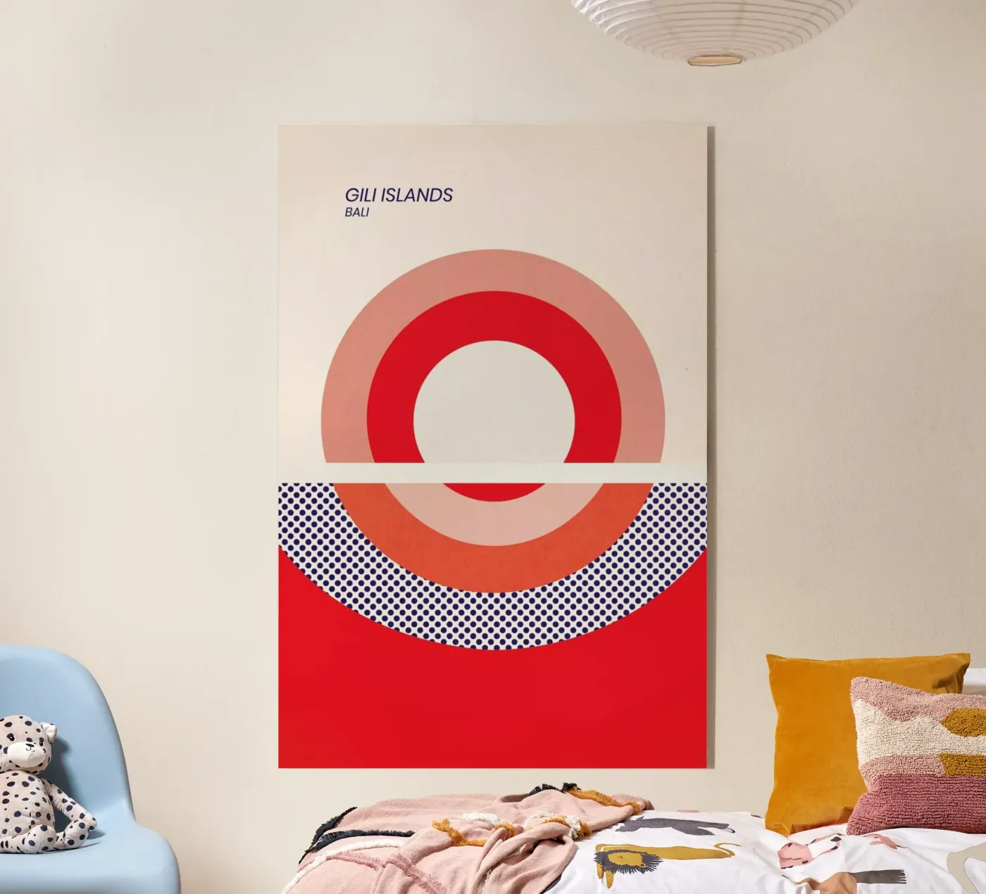 Gili Islands plexiglass da The Cartography Collection