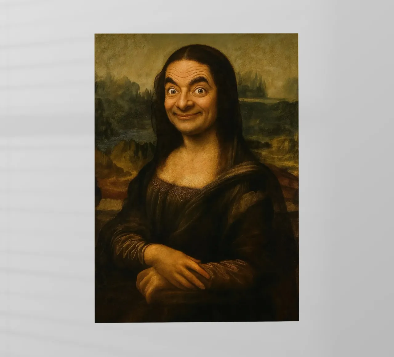 Mona Lisa Meme pellicola backlit da Lootprint