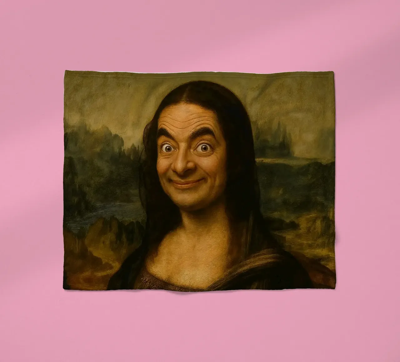 Mona Lisa Meme coperta in pile da Lootprint