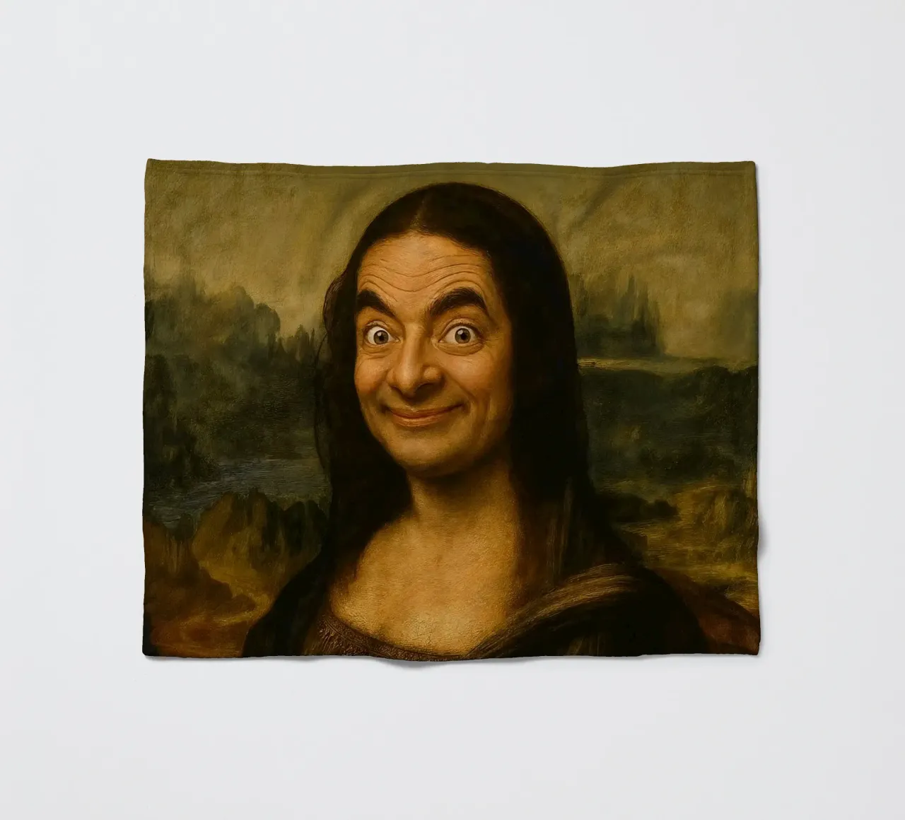 Mona Lisa Meme coperta in pile da Lootprint