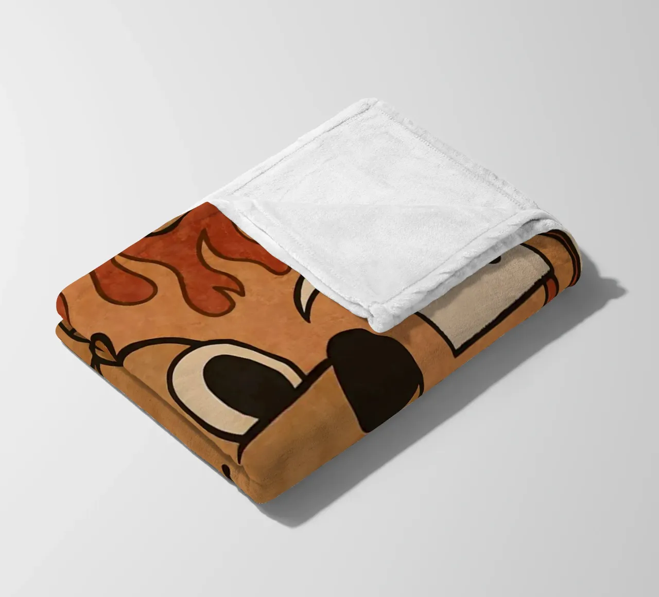This Is Fine Dog Meme coperta in pile da Lootprint
