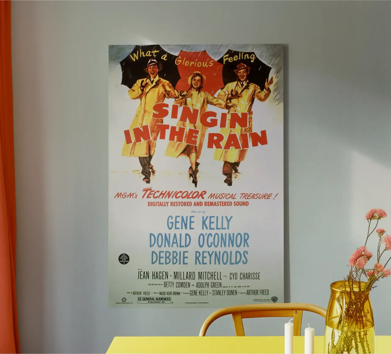 Singin’ in the Rain canvas by Attaboy Dsgn