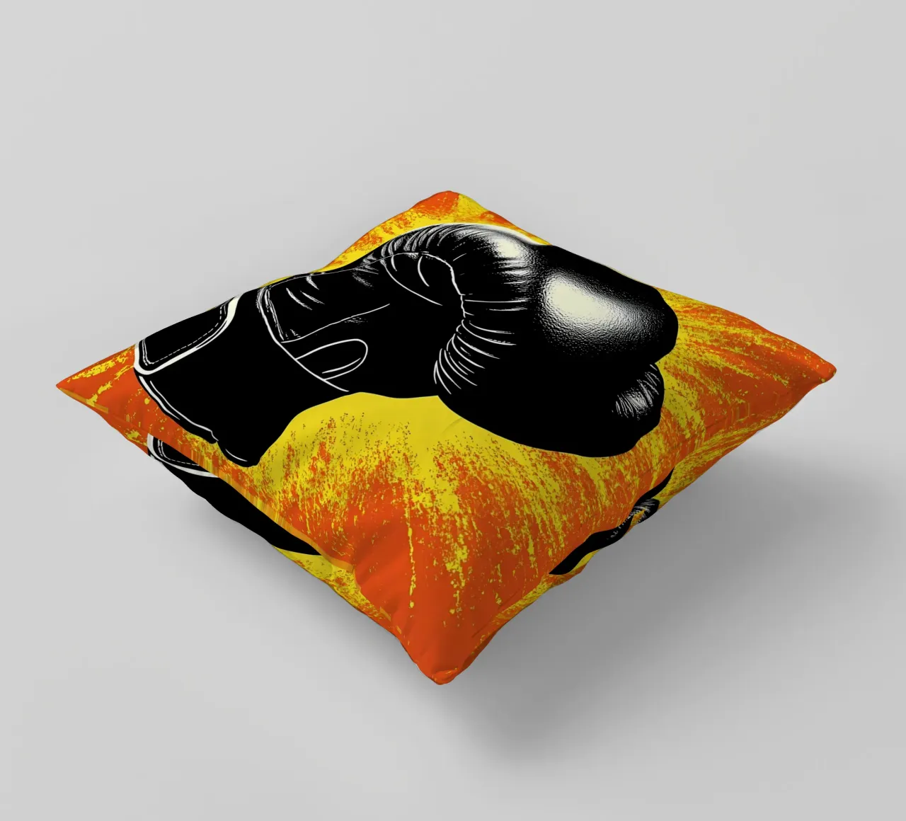 Guanto da boxe - Pop Art cuscino da ColorCrash Gallery