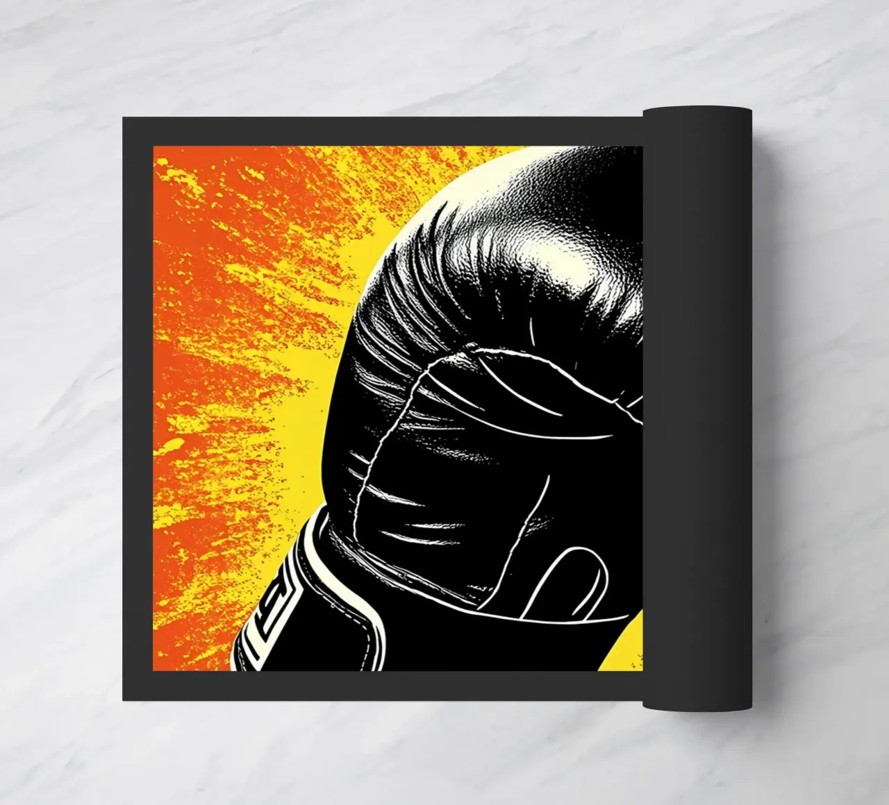 Guanto da boxe - Pop Art zerbino da ColorCrash Gallery