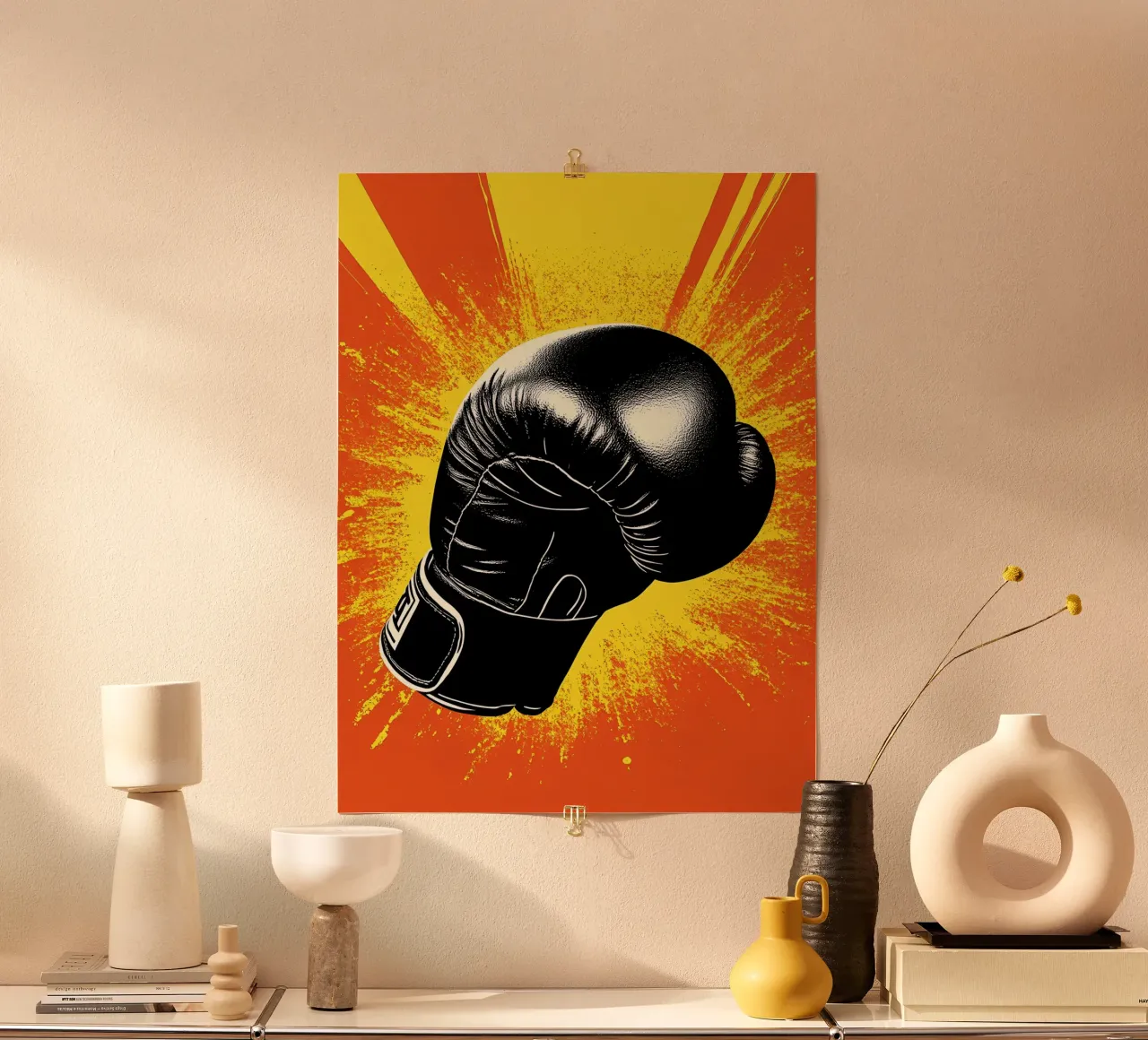 Gant de boxe - Pop Art hahnemühle de ColorCrash Gallery