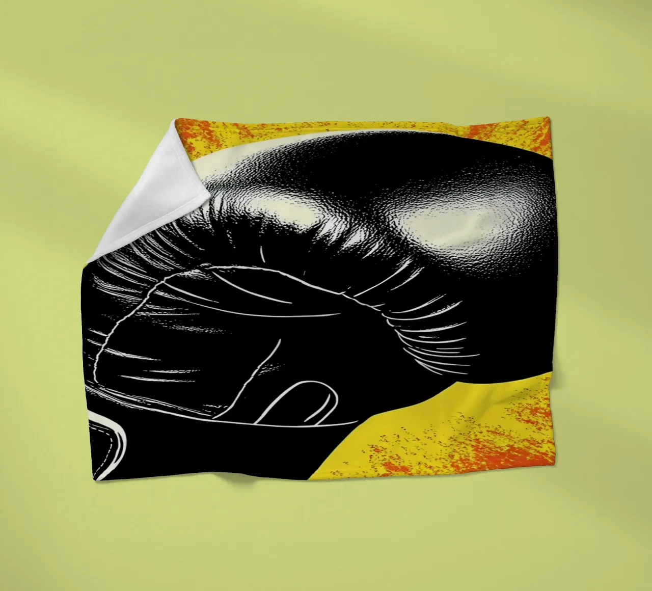 Guanto da boxe - Pop Art coperta in pile da ColorCrash Gallery