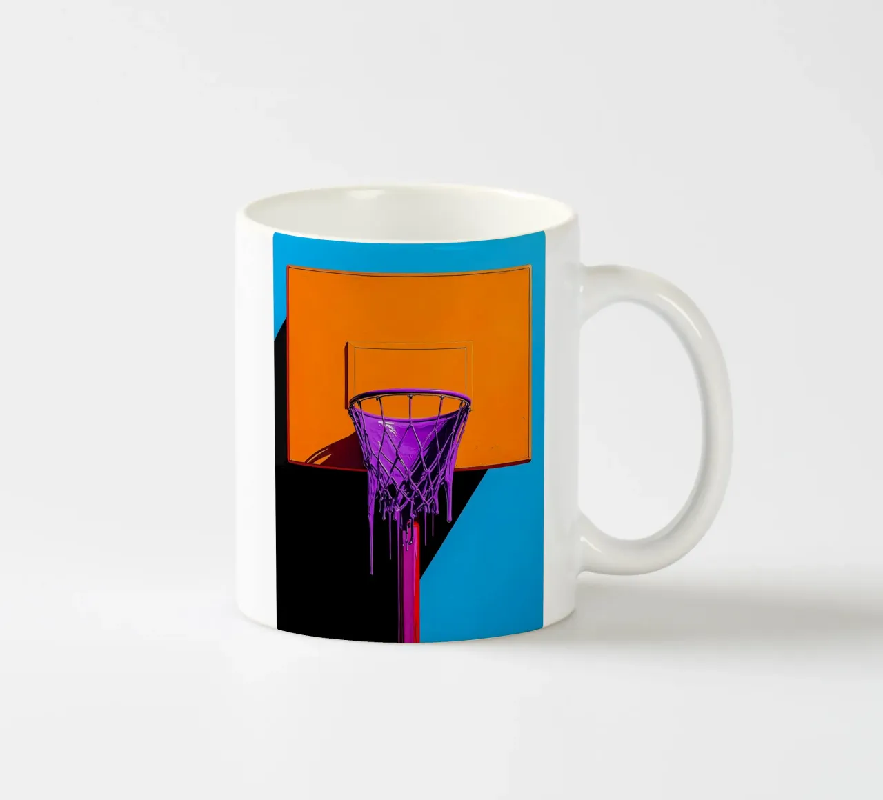 Canestro - Pop Art tazza in ceramica da ColorCrash Gallery