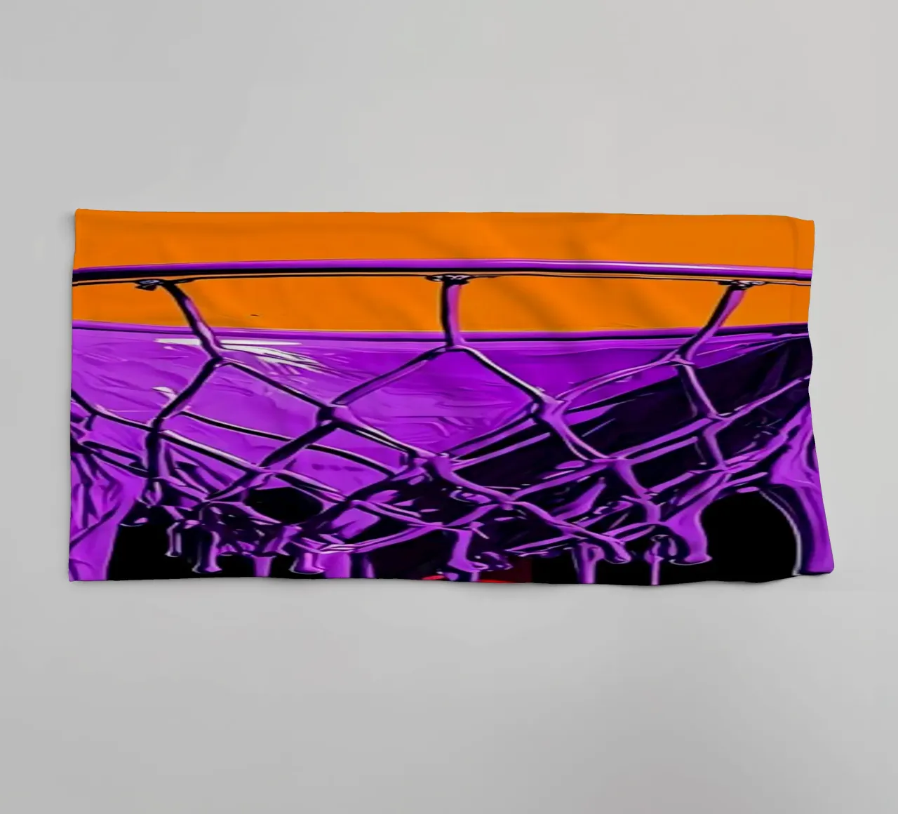 Canestro - Pop Art asciugamano da bagno da ColorCrash Gallery