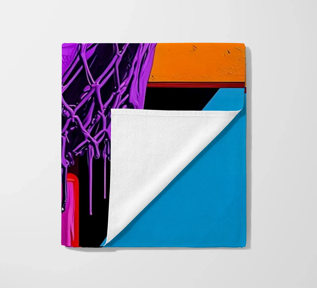 Canestro - Pop Art telo mare da ColorCrash Gallery