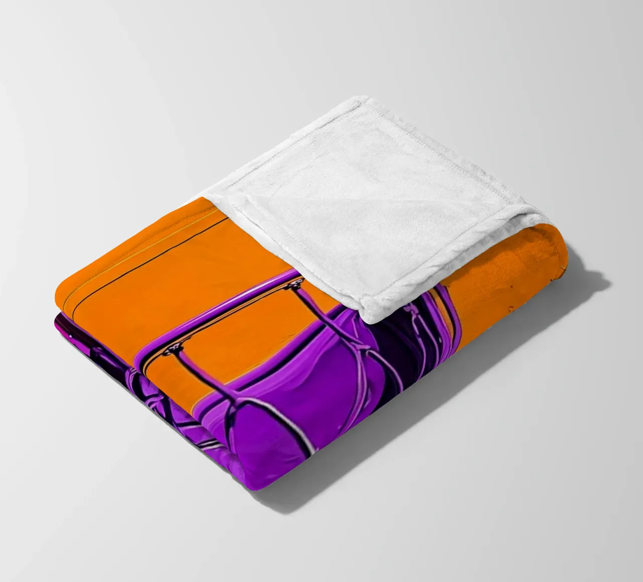 Canestro - Pop Art coperta in pile da ColorCrash Gallery