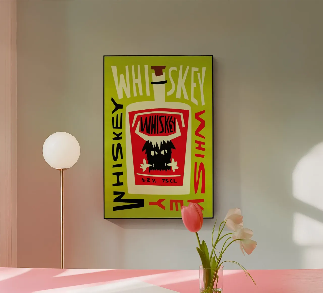 Whisky Whiskey plexiglass da Fox & Velvet