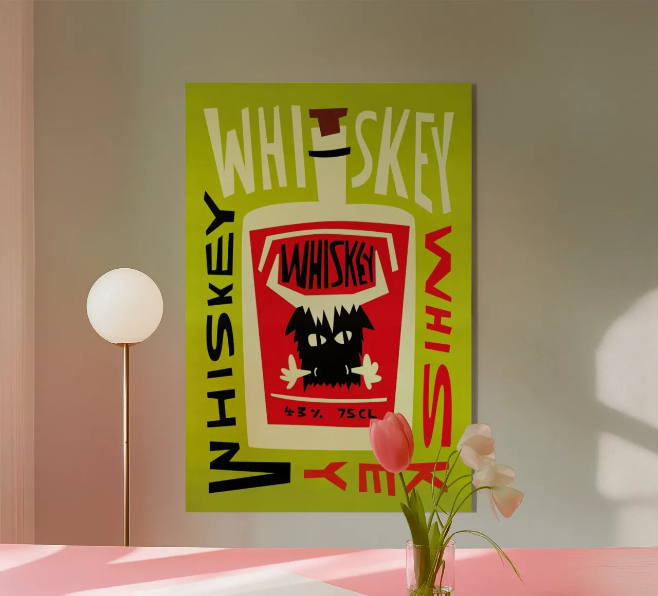Whisky Whiskey plexiglass da Fox & Velvet
