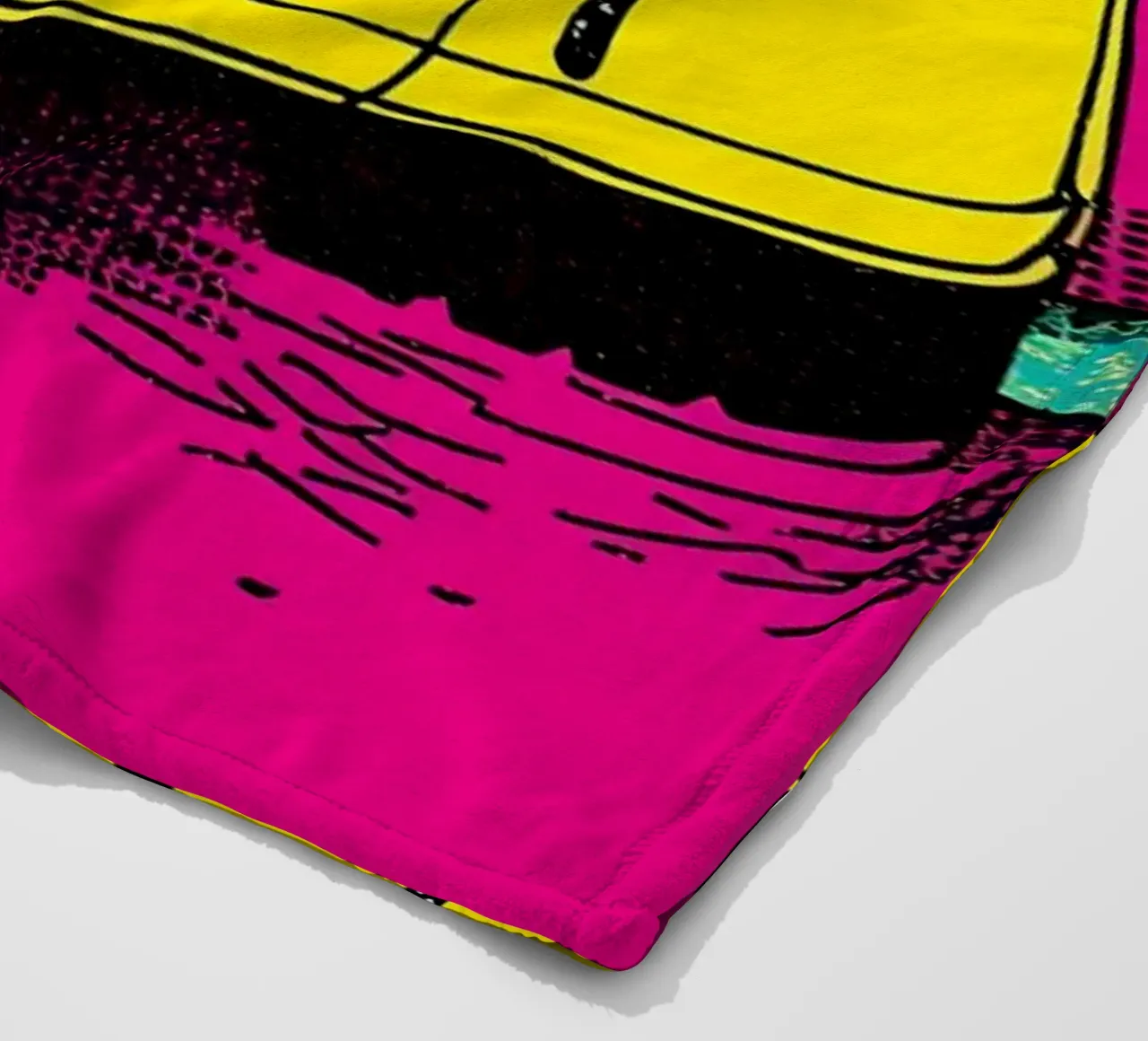 Stivale da pioggia - Pop Art coperta in pile da ColorCrash Gallery