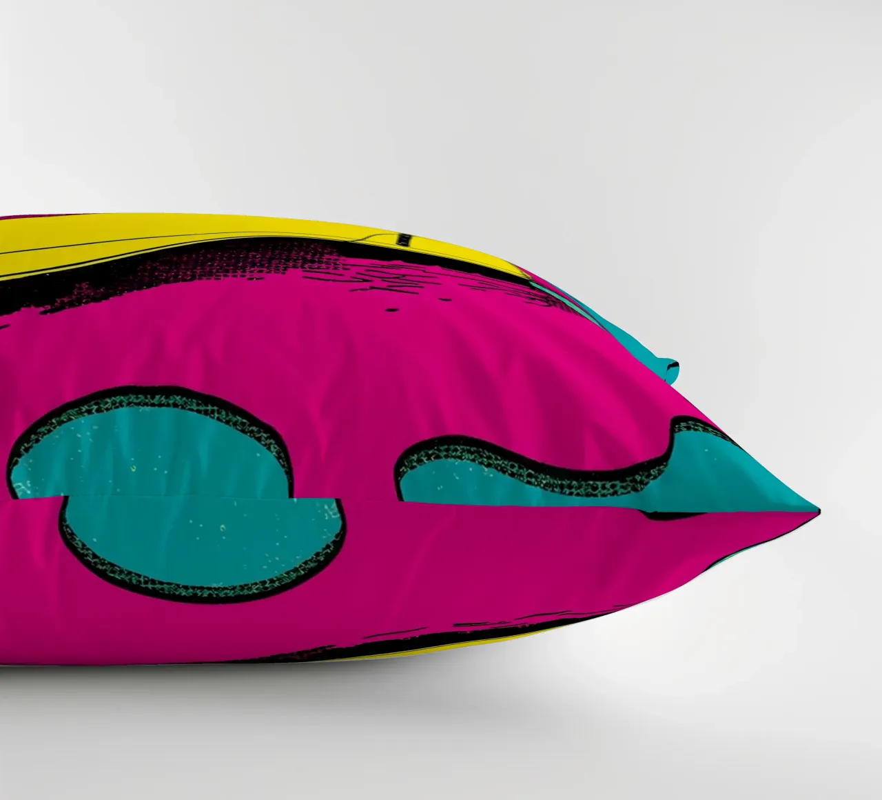 Stivale da pioggia - Pop Art cuscino da ColorCrash Gallery