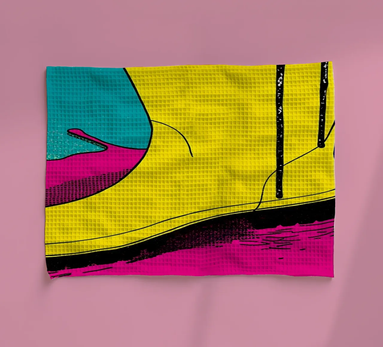 Stivale da pioggia - Pop Art canovaccio da cucina da ColorCrash Gallery