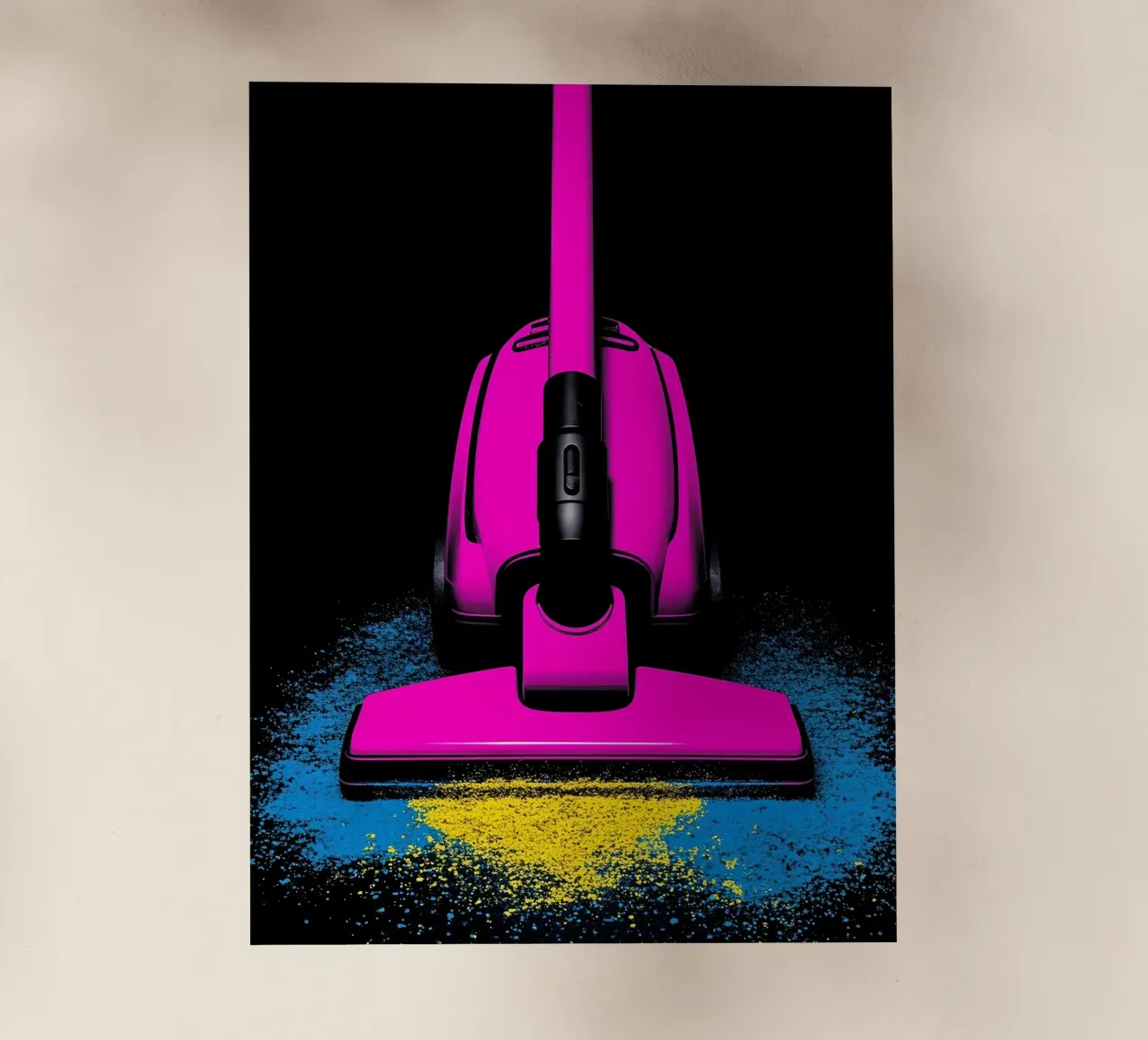 Aspirapolvere - Pop Art pellicola backlit da ColorCrash Gallery