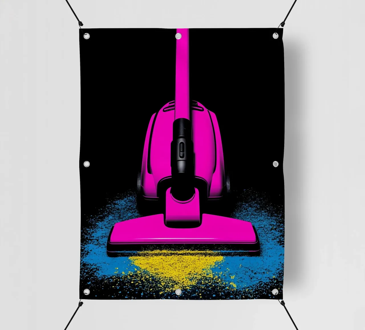 Aspirapolvere - Pop Art telo in pvc da ColorCrash Gallery