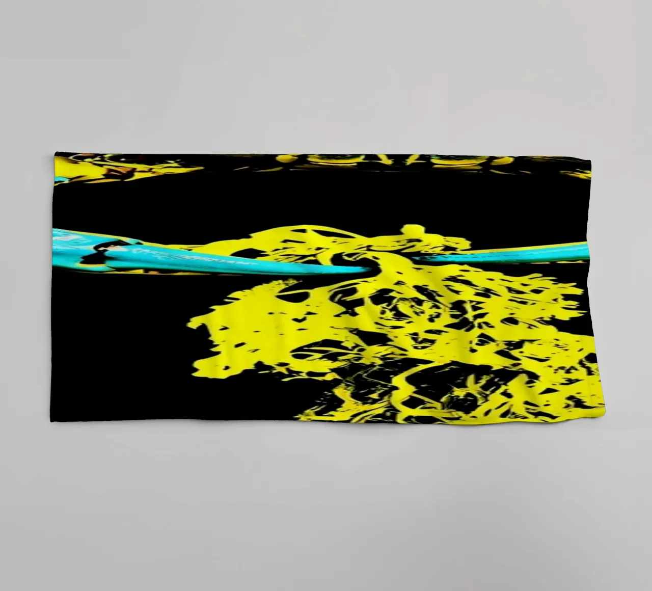 Granchio con alghe - Pop Art asciugamano da bagno da ColorCrash Gallery