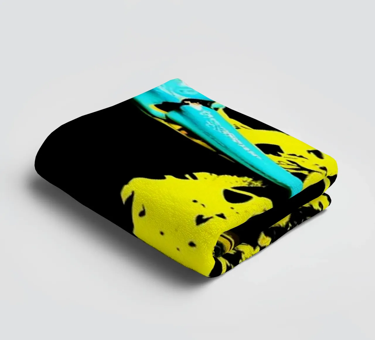 Granchio con alghe - Pop Art asciugamano da bagno da ColorCrash Gallery