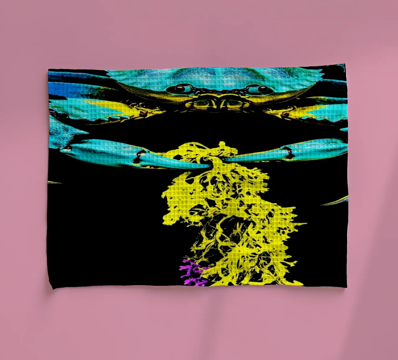 Granchio con alghe - Pop Art canovaccio da cucina da ColorCrash Gallery